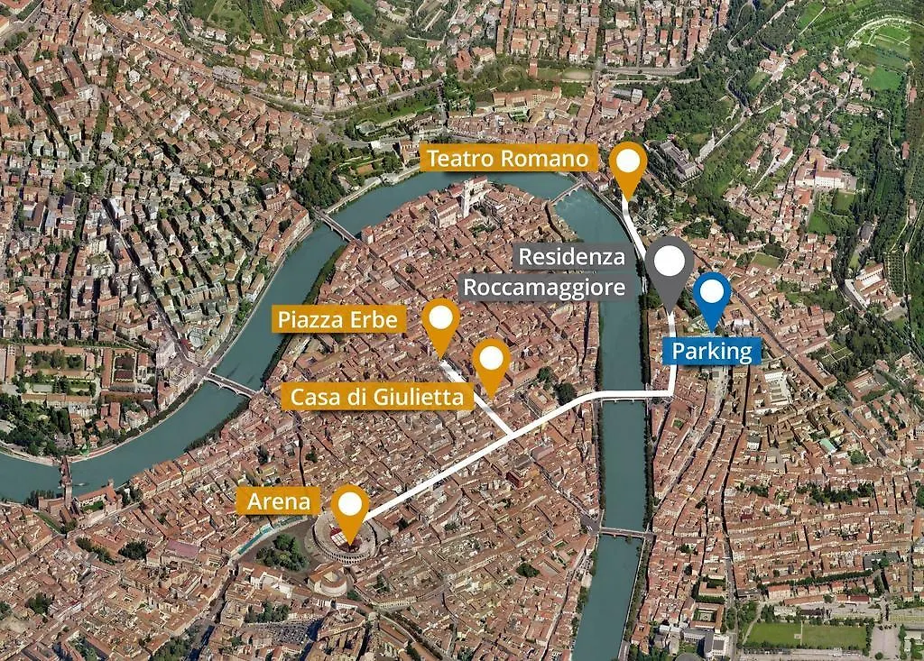 Residenza Roccamaggiore Verona شقة
